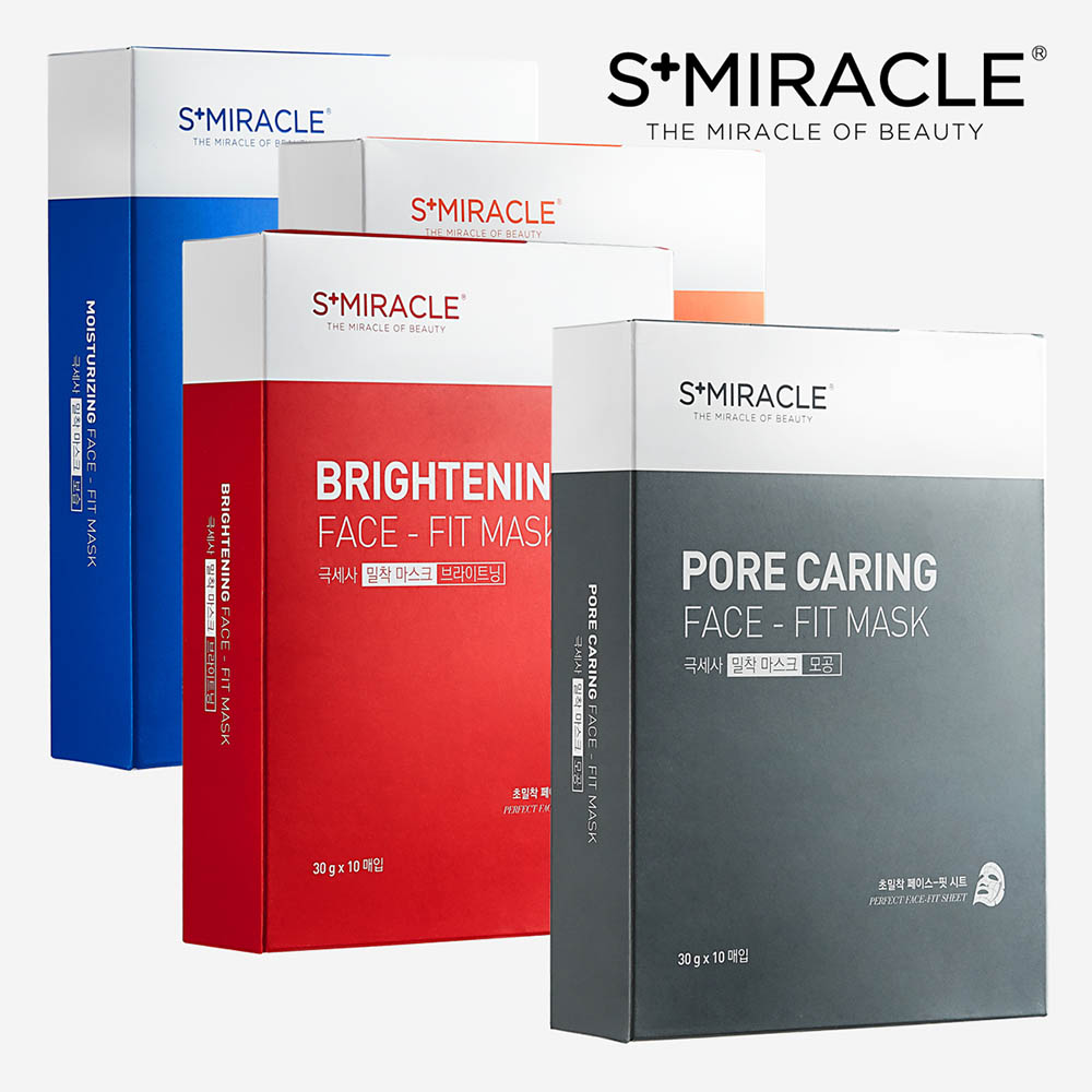 에스미라클 페이스핏 마스크 10매