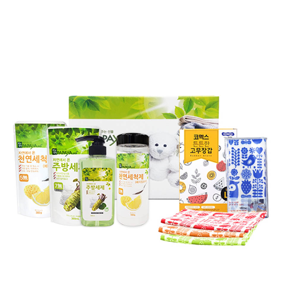 파파야플러스 친환경 주방 종합 세트 9종