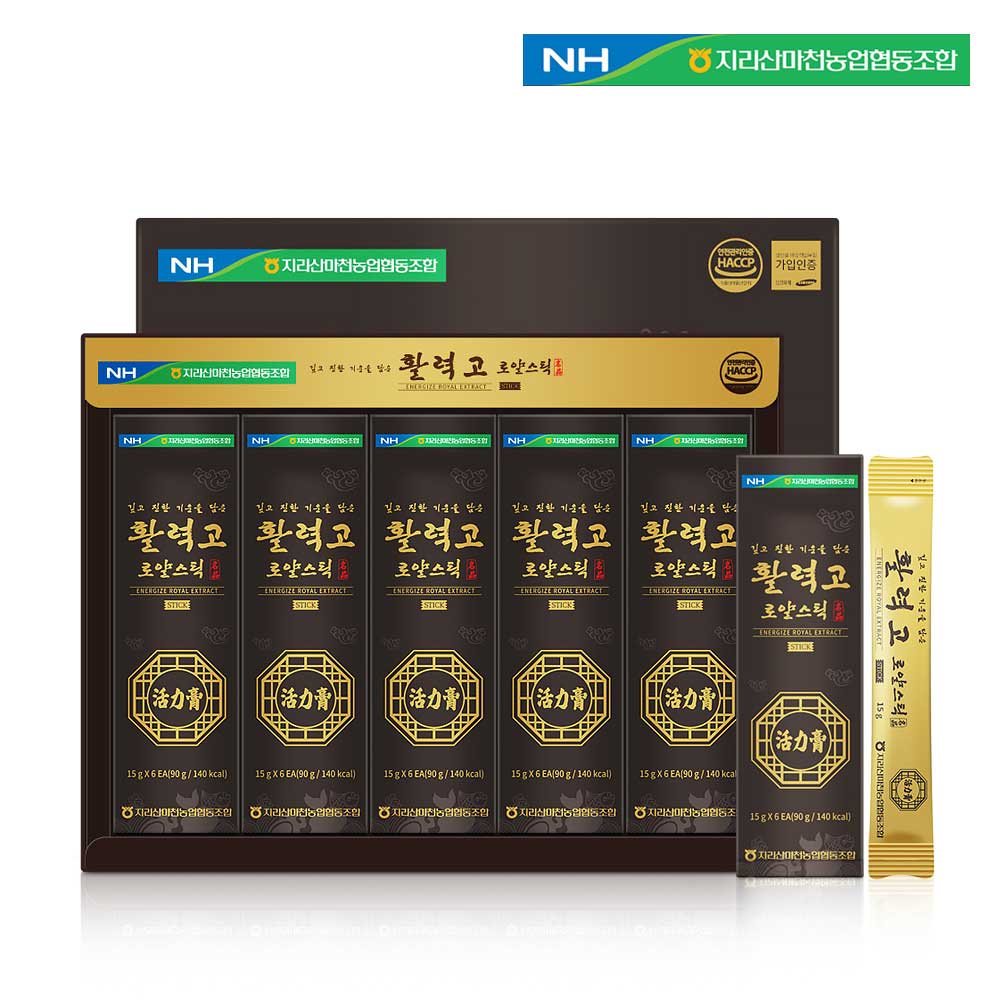 지리산마천농협 활력고로얄스틱(30포) 15g x 30포 [A0960]+쇼핑백 포함