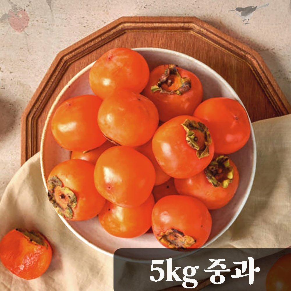 [청년농가] 달콤한 청도 반시 5kg 중과 (41-45과) (후숙 전 떫은 햇감)