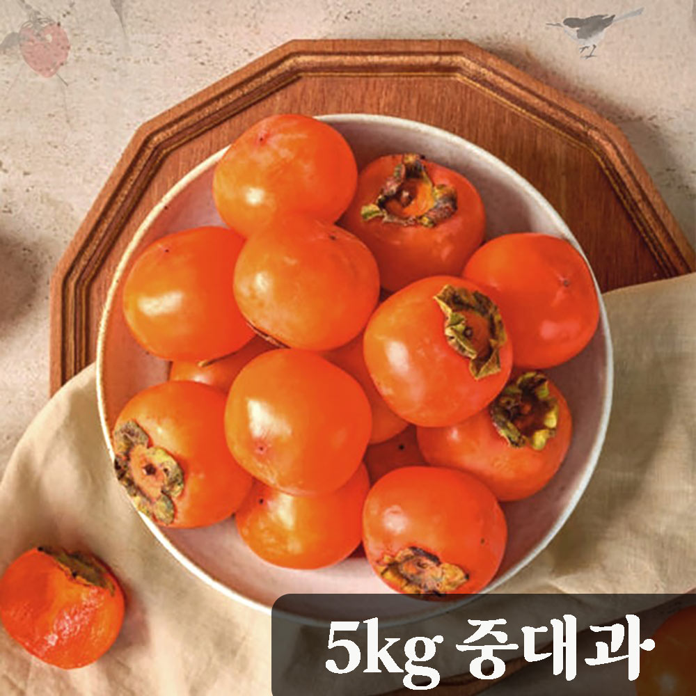 [청년농가] 달콤한 청도 반시 5kg 중대과 (36-40과) (후숙 전 떫은 햇감)