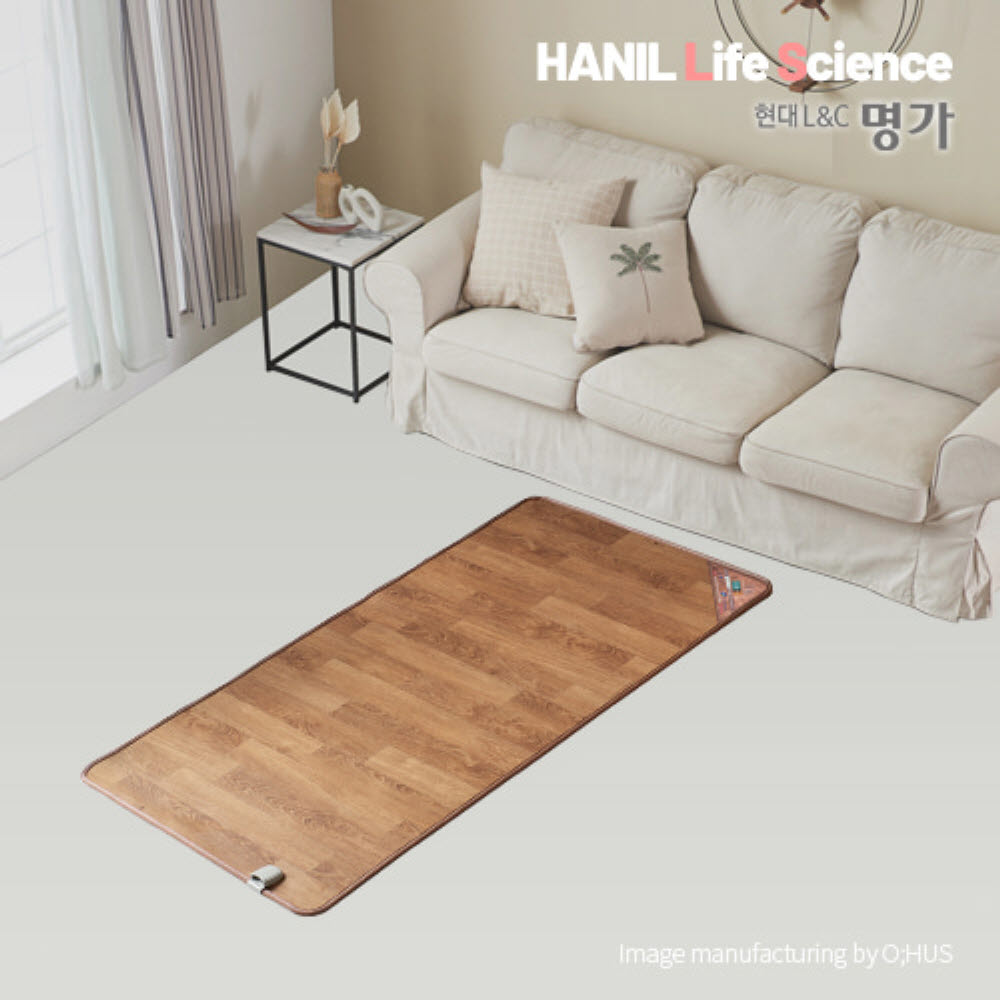 [한일생활과학] 현대엘엔씨 프리미엄 名家 온돌마루_오크 카페트매트 미니싱글_70*183cm