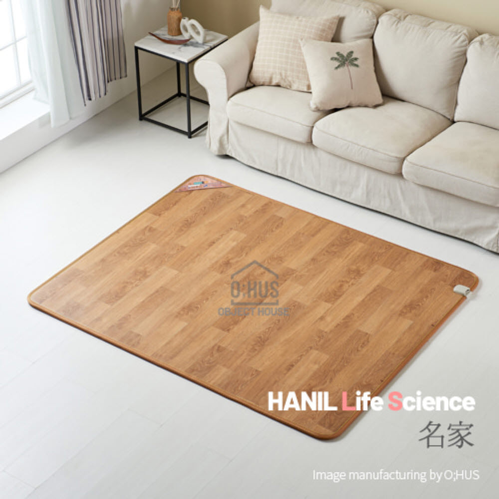 [한일생활과학] 현대엘엔씨 프리미엄 名家 온돌마루_오크 카페트매트 2난방 초대형_183*230cm