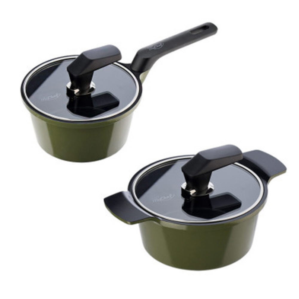 [도루코] 에세이 IH 냄비 2종 세트 (편수 18cm , 양수 20cm)