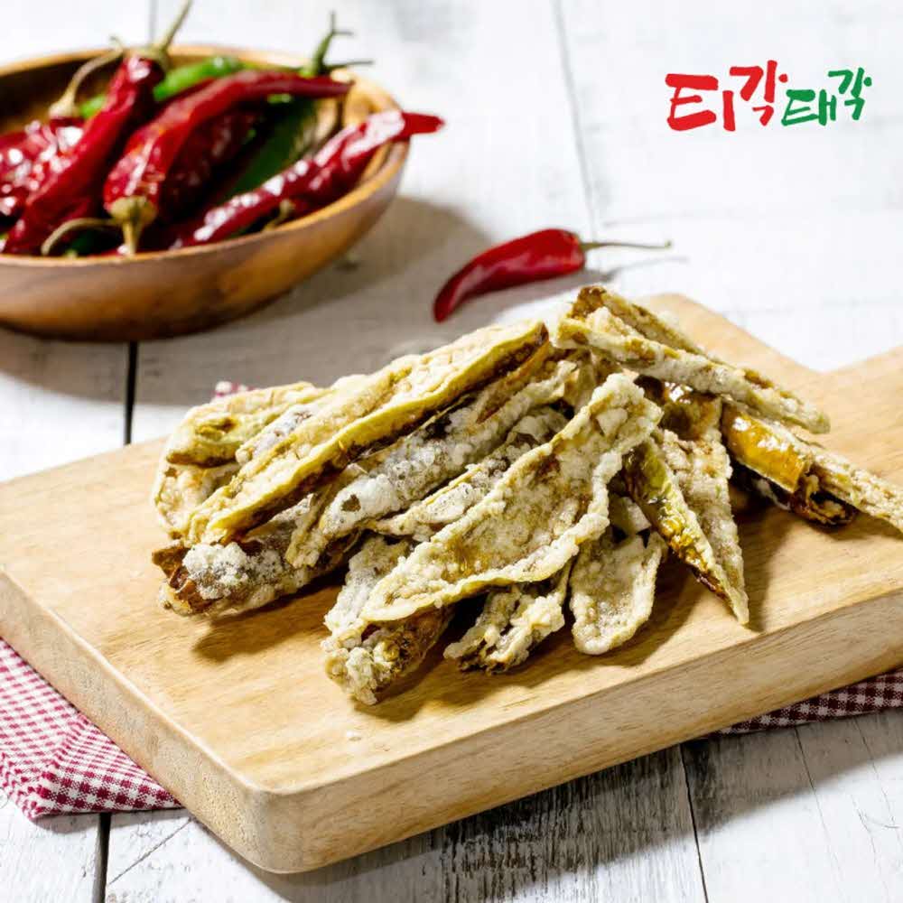 속초 중앙시장 명물 부각 티각태각 고추부각30g