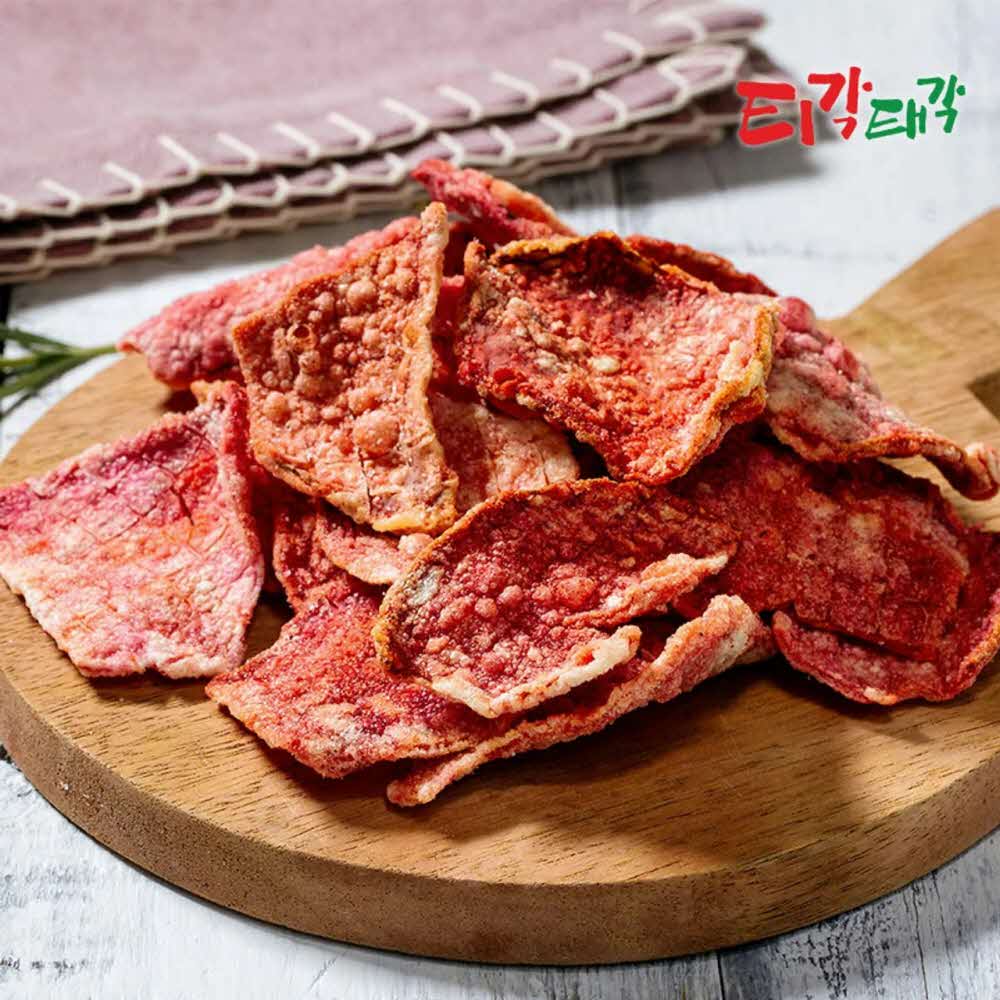 속초 중앙시장 명물 부각 티각태각 비트부각30g