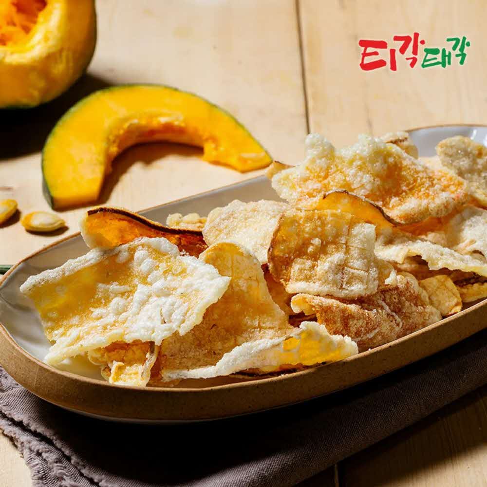 속초 중앙시장 명물 부각 티각태각 호박부각30g