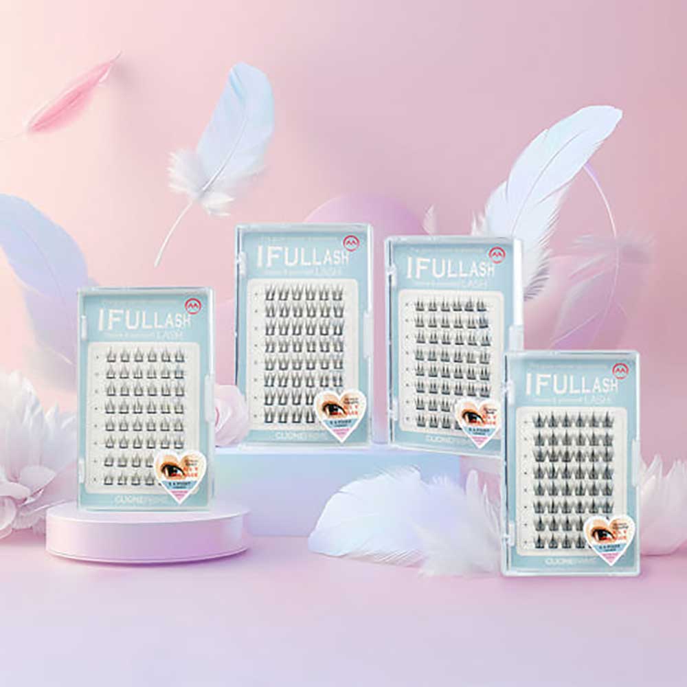 아이풀래쉬 노글루 가닥 속눈썹 10종