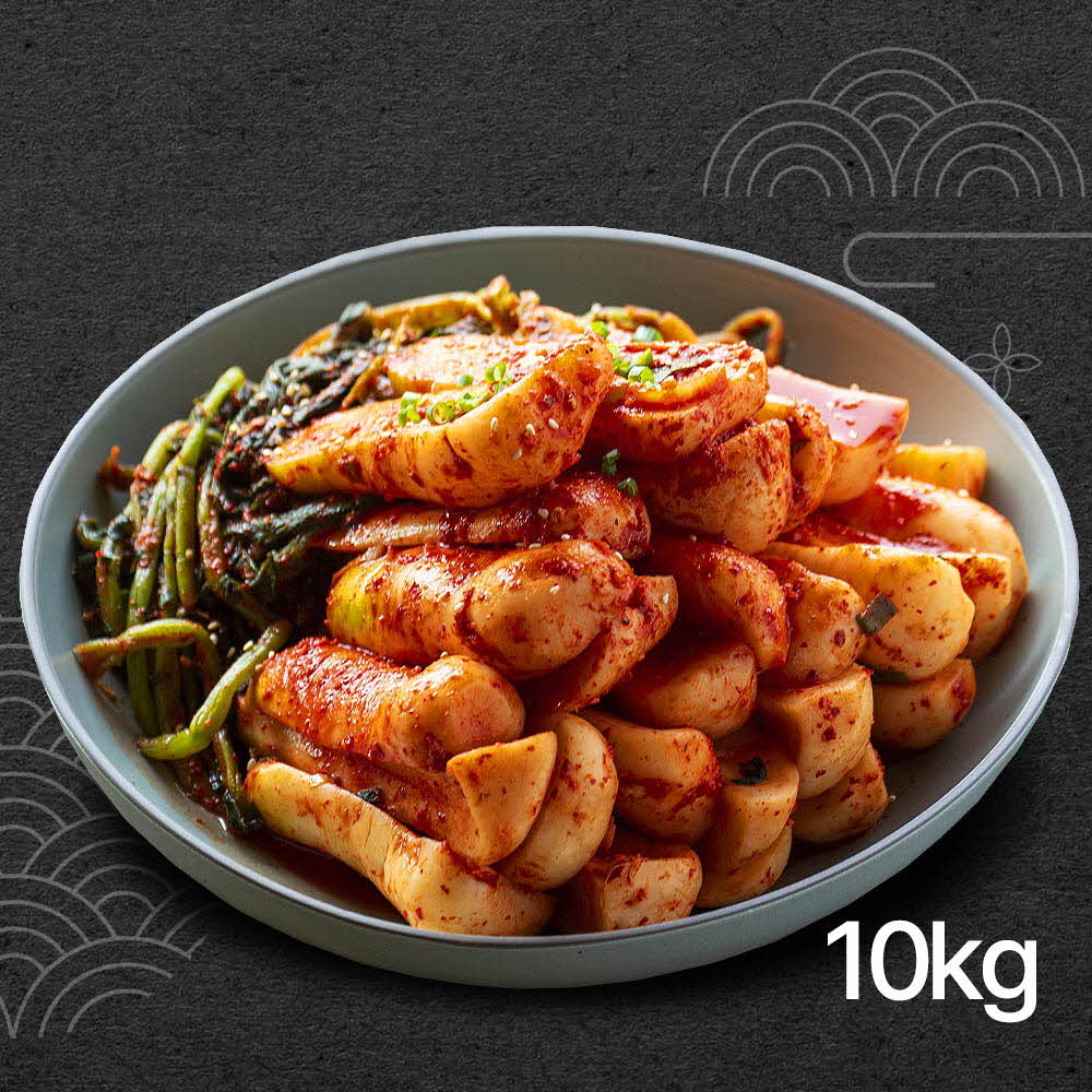 [국민쿡 전통발효 깊은맛] 프리미엄 통알타리김치 10kg