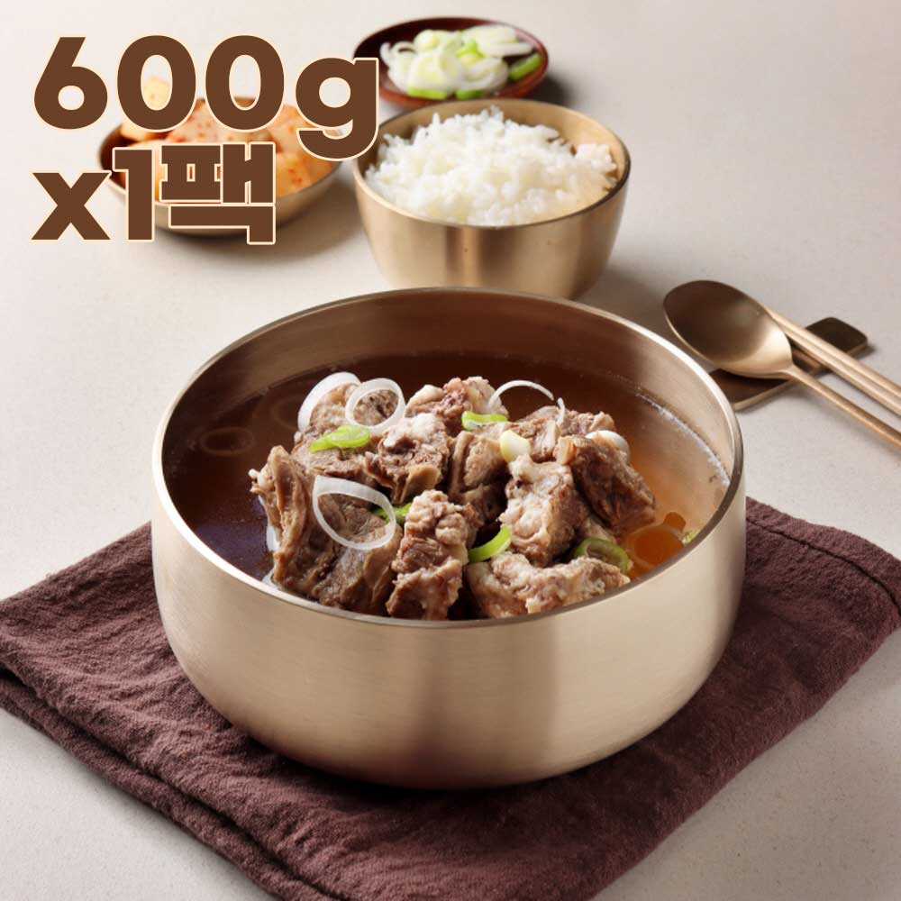 찬스푸드 푸짐한 순살 갈비탕 600g 1팩