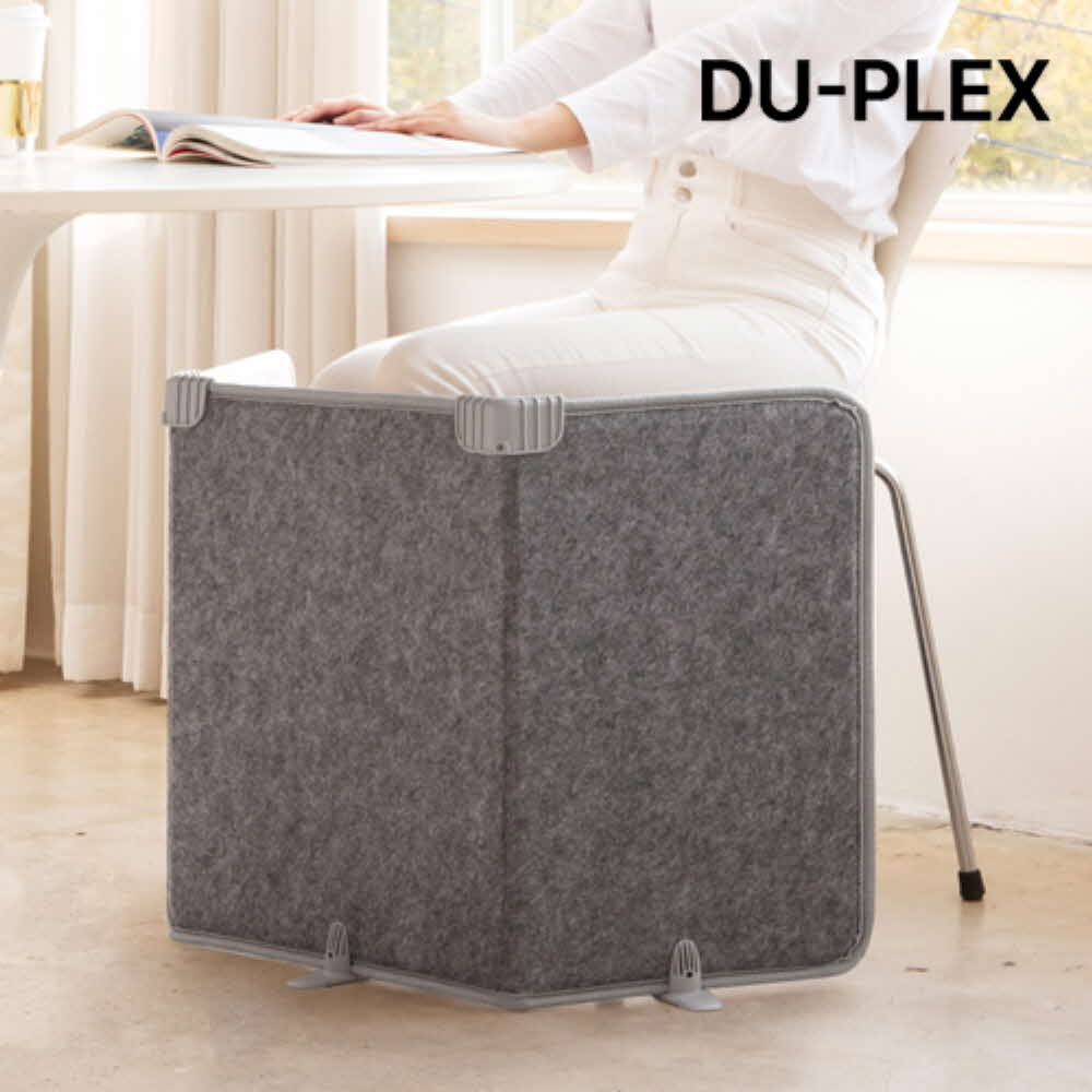 [듀플렉스] 사무실 발난로 접이식 히팅패드 파티션히터 DP-PH70X