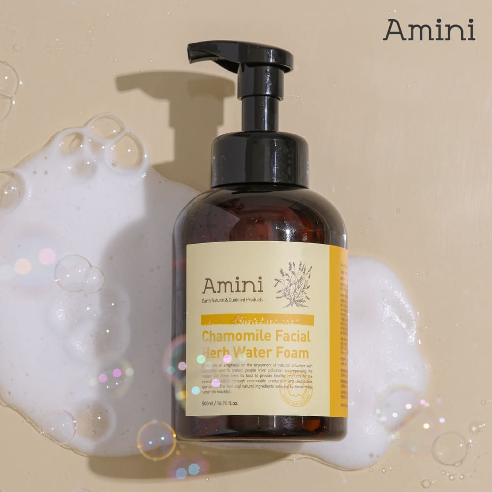 아미니 캐모마일 페이셜 허브 워터 폼 500ml