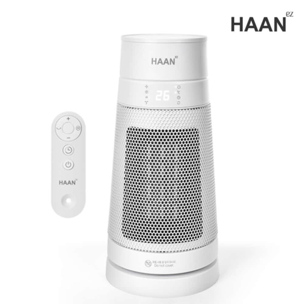 [한경희] PTC 리모컨형 전기 온풍기 히터팬 HAAN-P19000