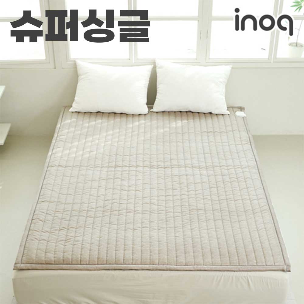 [이노크아든] EMF 엠보 패딩 탄소매트 세미 연베이지_슈퍼싱글