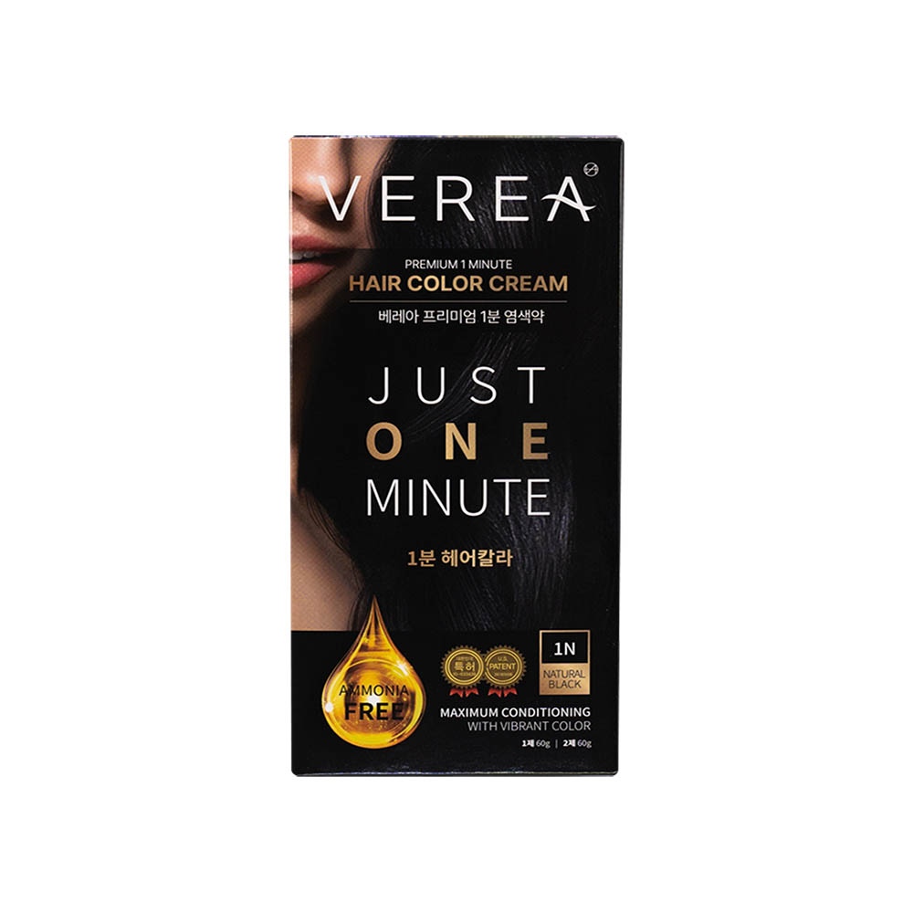 [베레아] 프리미엄 1분 염색약(60g)/1분이면 염색 끝/순하고 부드러움/미국 특허및 수출