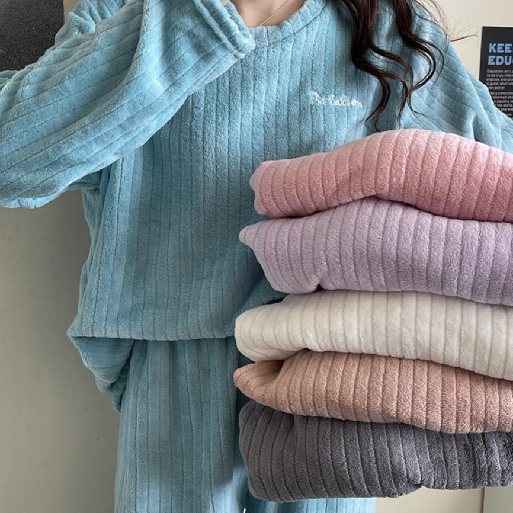 데코룩스 마시멜로우 겨울 여성수면잠옷 상하세트