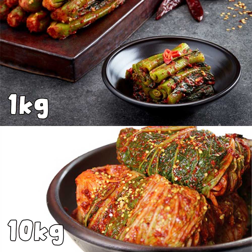 [강순의명가] 포기김치 10kg +갓김치 1kg