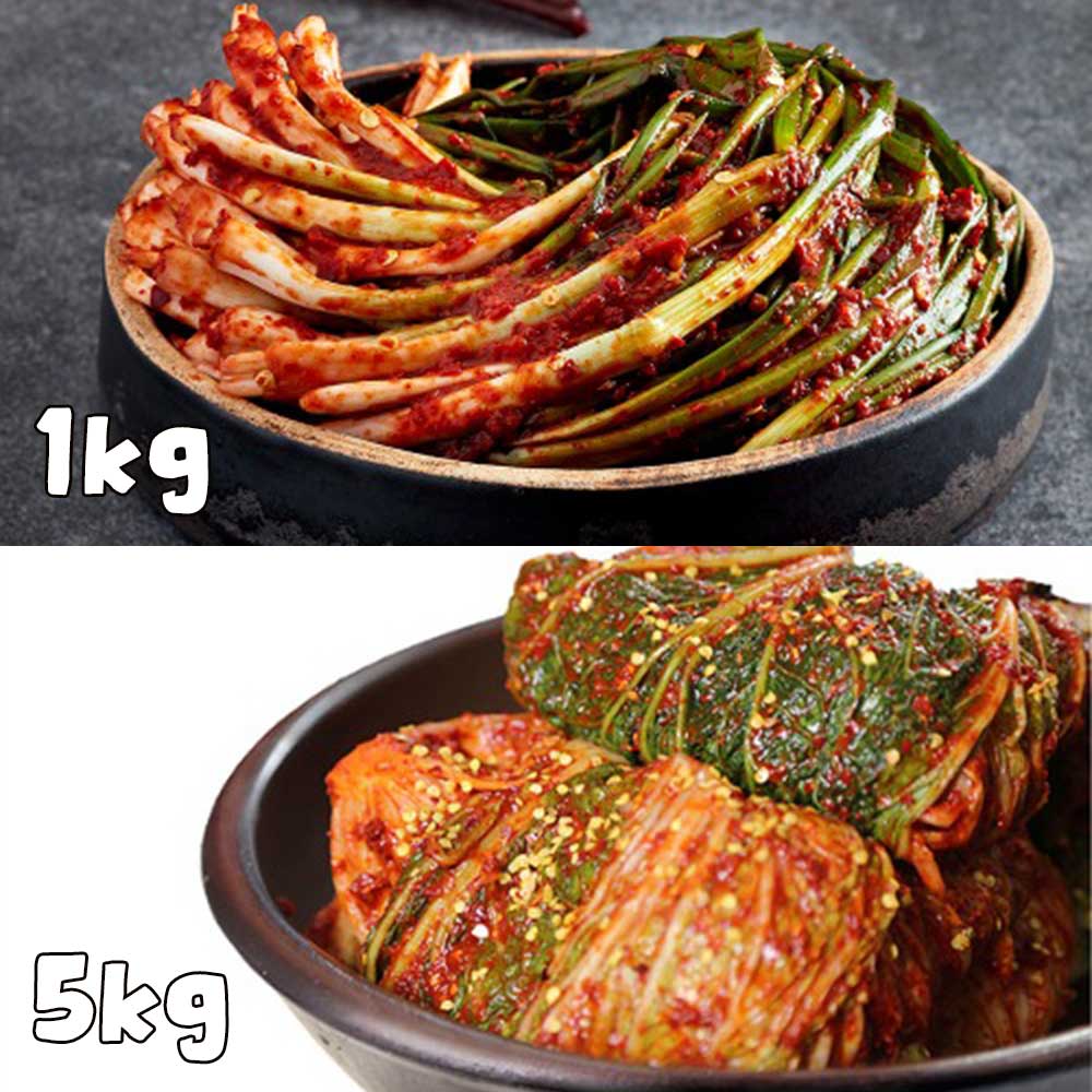 [강순의명가] 포기김치 5kg + 파김치 1kg