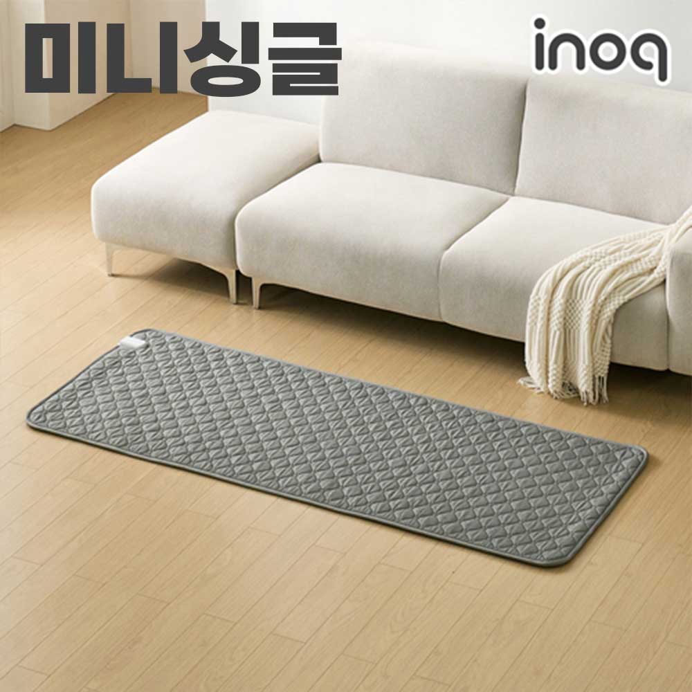 [이노크아든] 인공지능 인체감지 EMF 인체감지 전기요 딥그레이_미니싱글