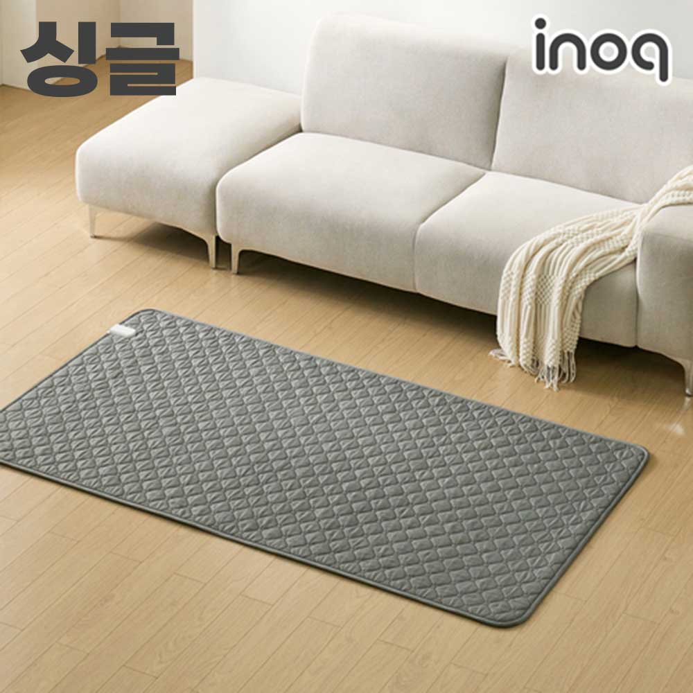 [이노크아든] 인공지능 인체감지 EMF 인체감지 전기요 딥그레이_싱글