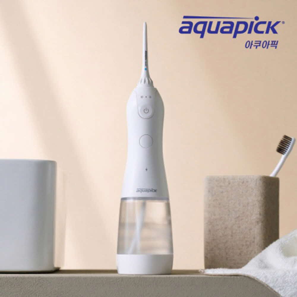 [아쿠아픽] 코드리스 휴대용 구강세정기 AQ-207