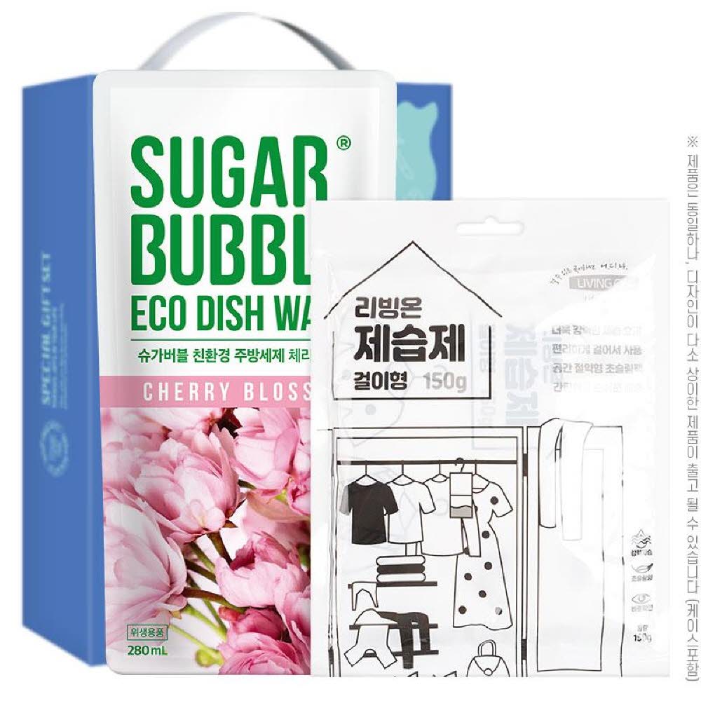 슈가버블주방세제280리필 걸이형제습제150g(2종)