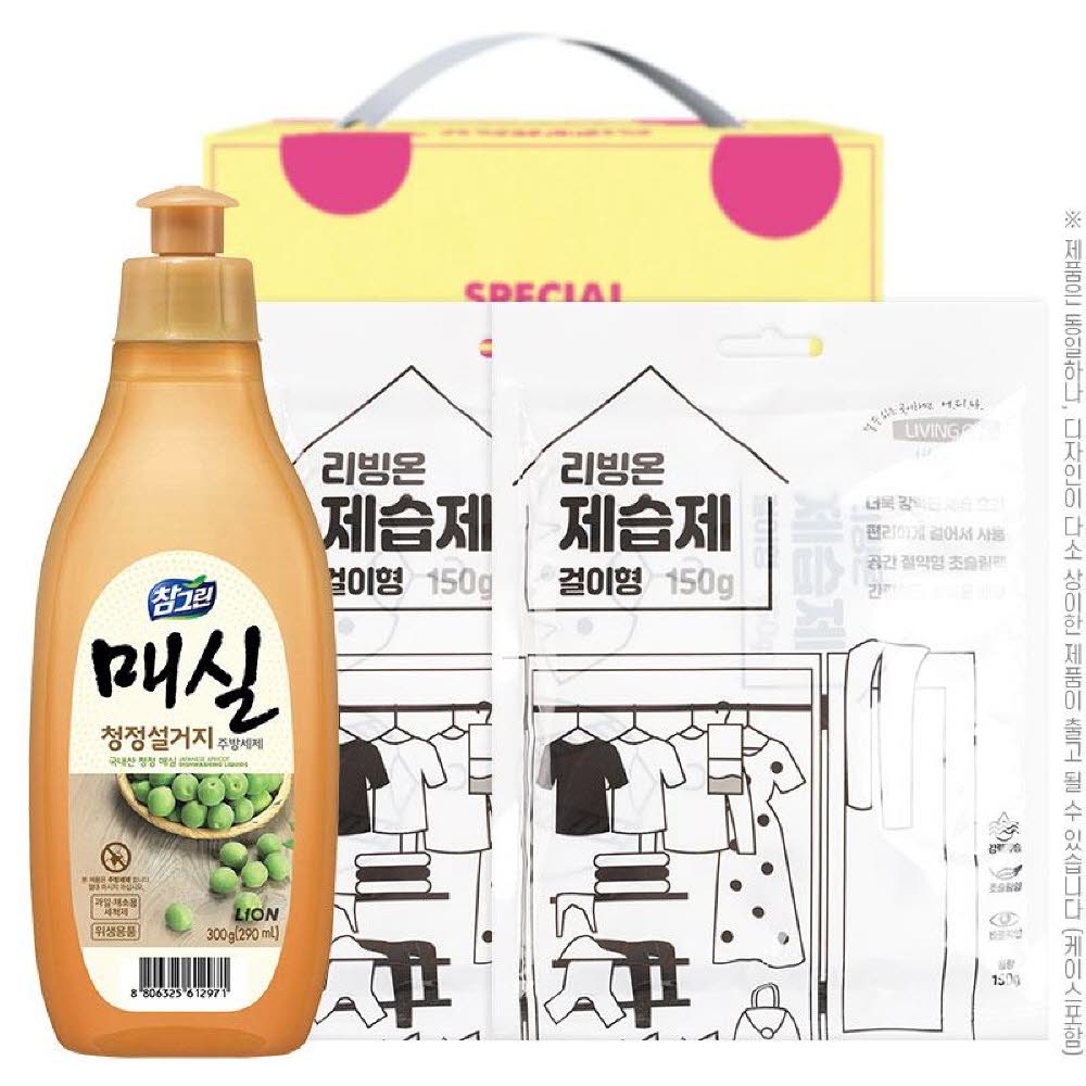 참그린매실300용기 걸이형제습제150g2P(3종)