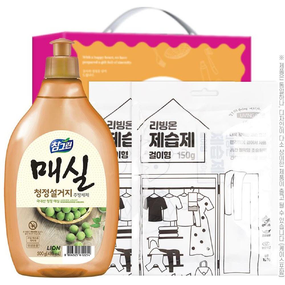 참그린매실500용기 걸이형제습제150g2P(3종)