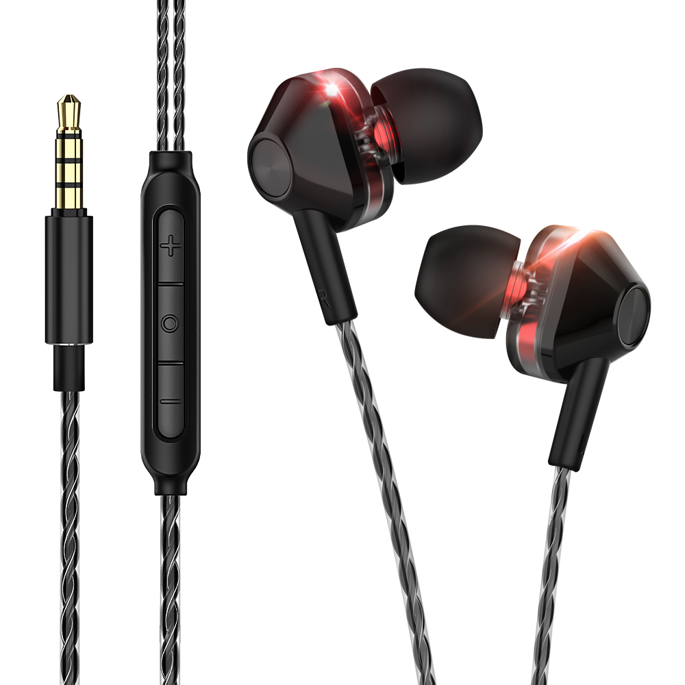 트리플 드라이버 게이밍 커널형 유선이어폰 AT0103 블랙