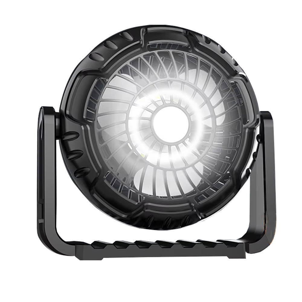 LED 충전식 야외 탁상용 선풍기 겸용 캠핑조명 X60