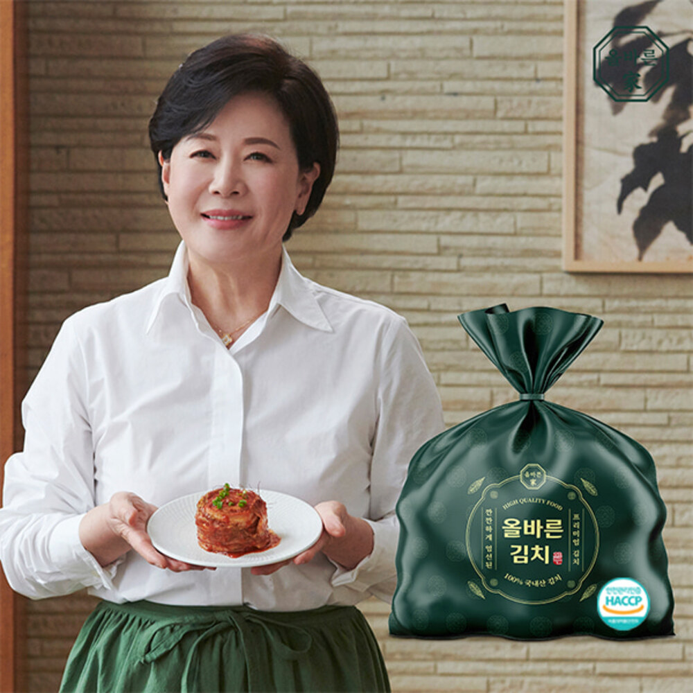 [올바른김치] 100% 국내산 프리미엄 포기김치 5kg