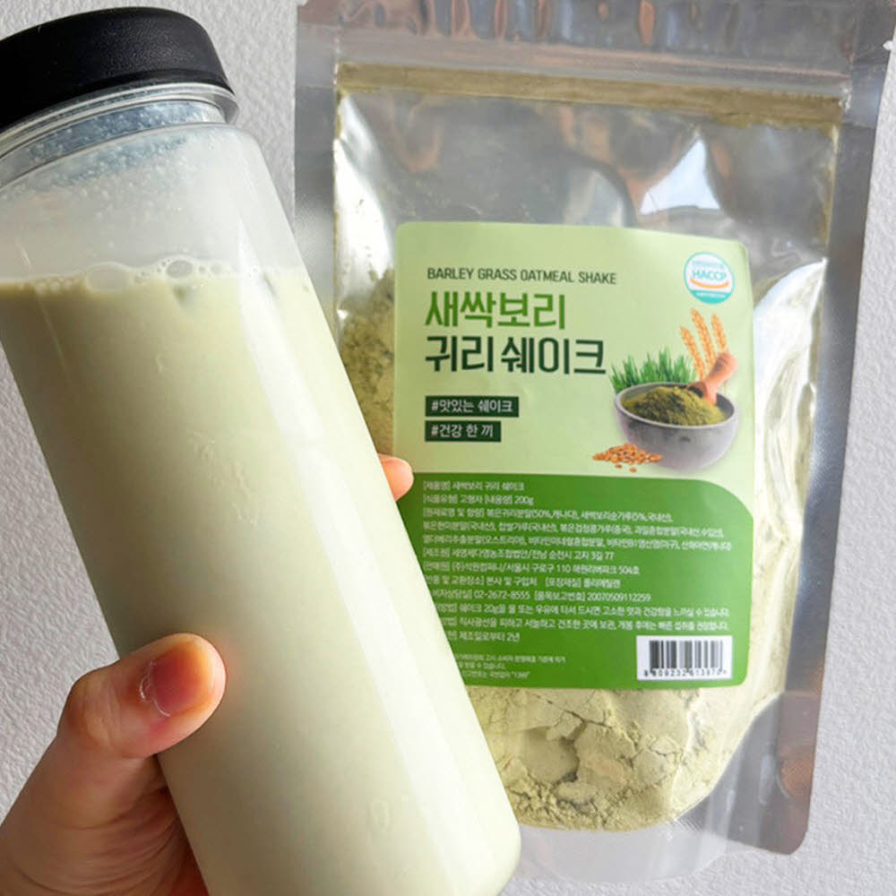 엠엔케이 건강한 한끼 새싹보리 귀리 쉐이크 2봉지 (6봉 구매시 1개 추가증정)