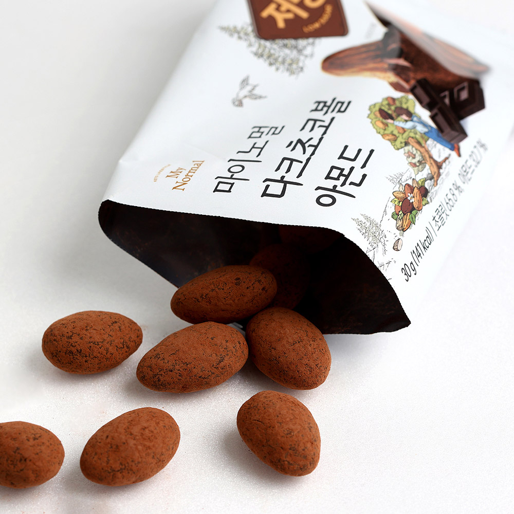 [마이노멀] 다크초코 아몬드 30g 20개