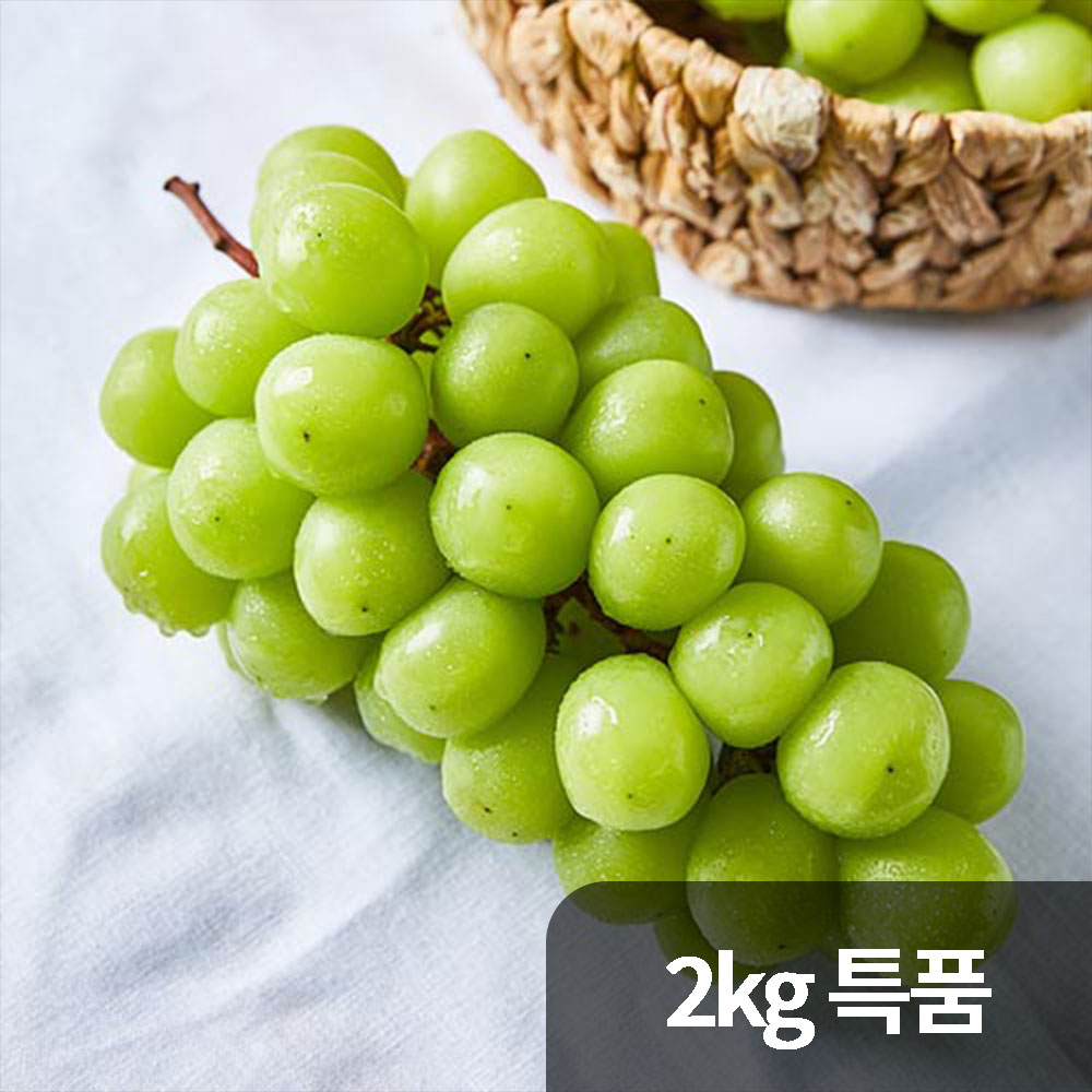달옥농산 노지 샤인머스켓 2kg 특품 (3송이)