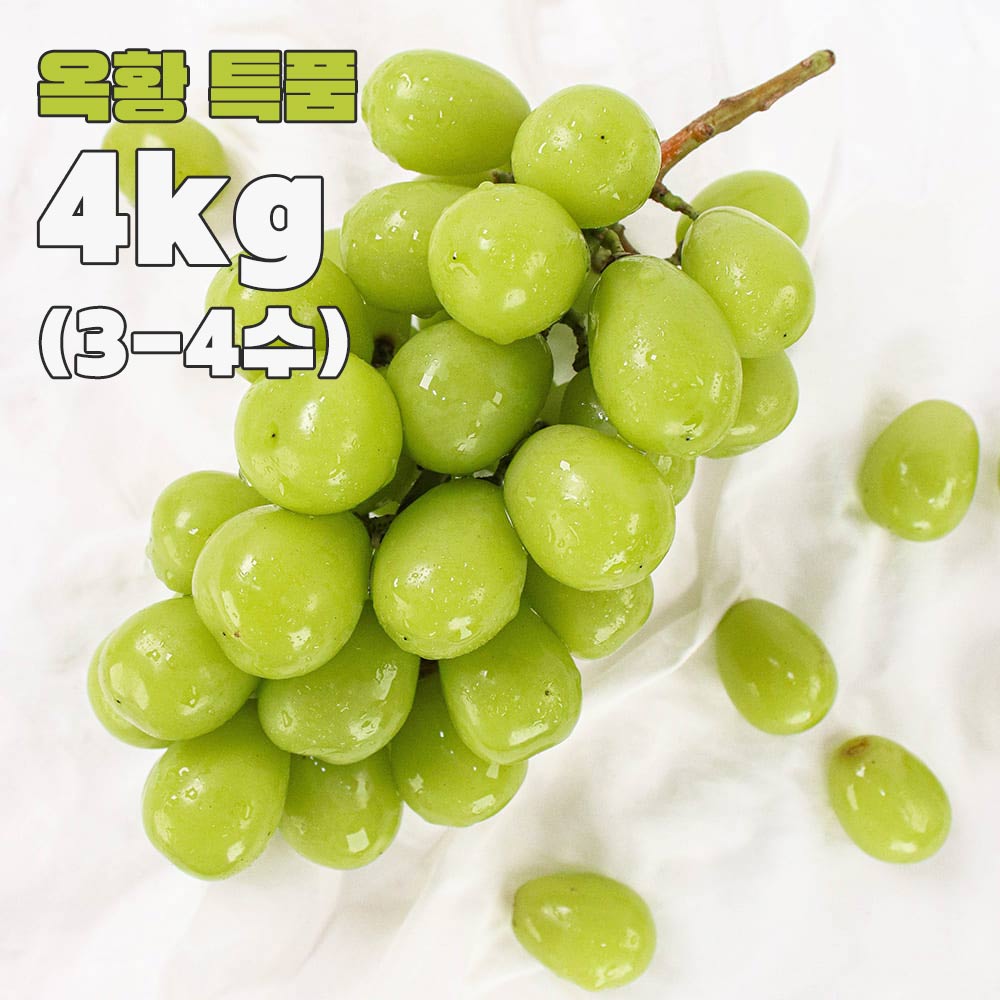 25년 옥황 샤인머스켓 특품 4kg(3-4수)