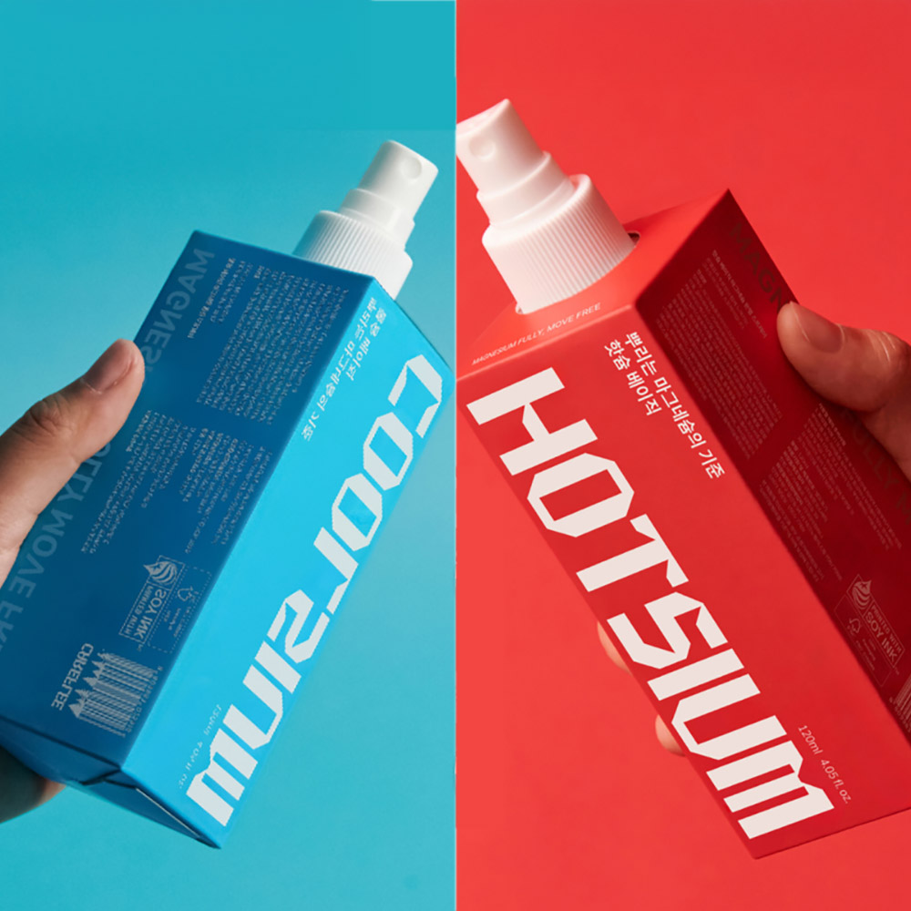 [특허원료 뿌리는 마그네슘~ 80만개 누적판매!!] [케어플리] 핫슘/쿨슘 스프레이 120ml