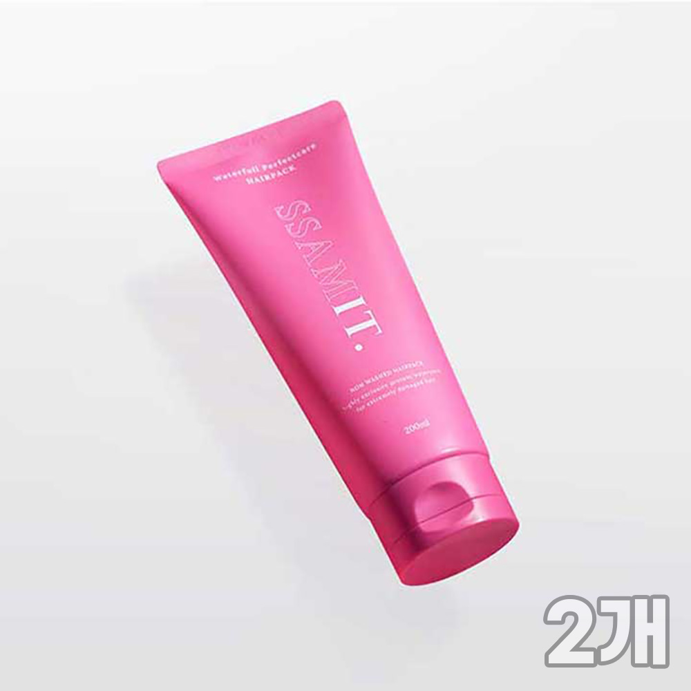 노워시 쌤잇 워터풀 헤어팩 50만개 누적판매 극손상모 머스크플로러향, 200ml 1+1