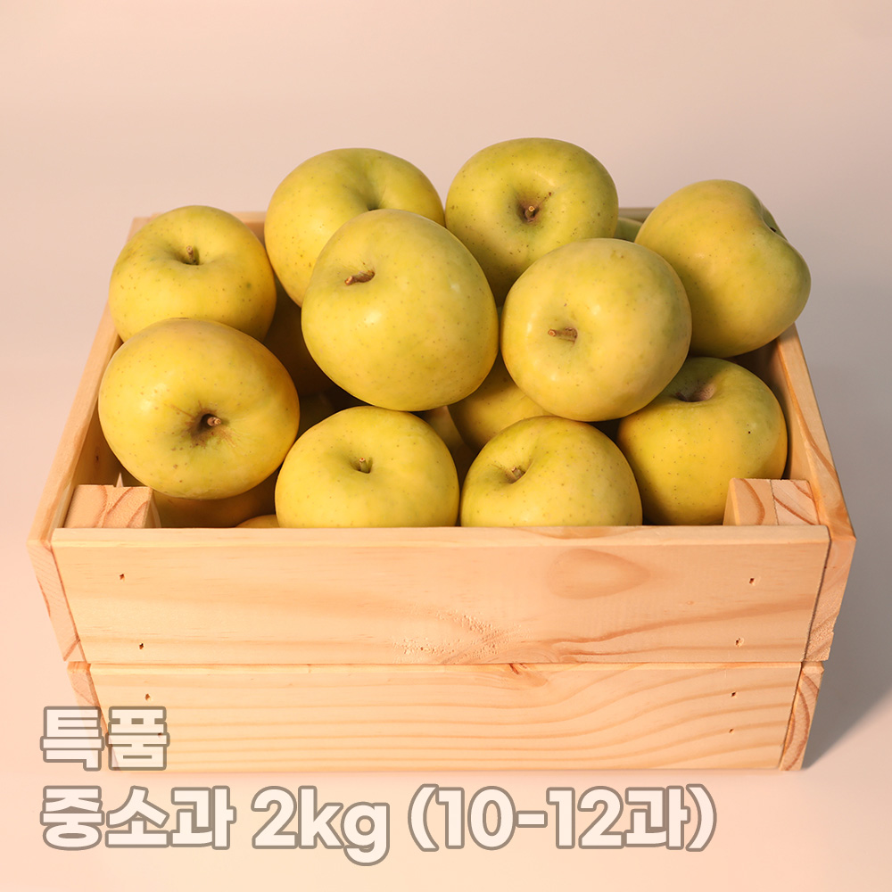 달콤하고 아삭한 특품 시나노골드 사과 중소과 2kg (10-12과)