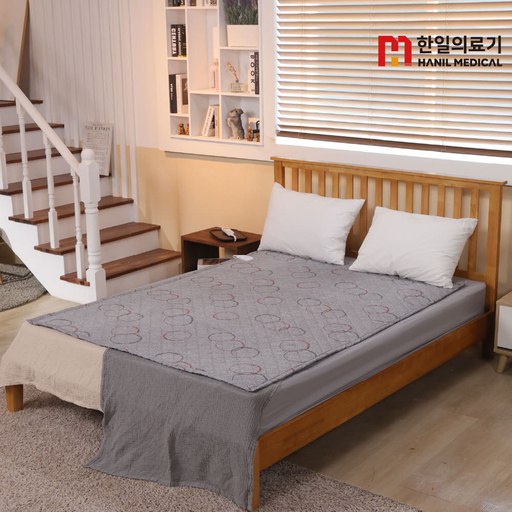 [한일의료기] 웰빙 오보석 탄소매트 - 오보석+자석(더블)