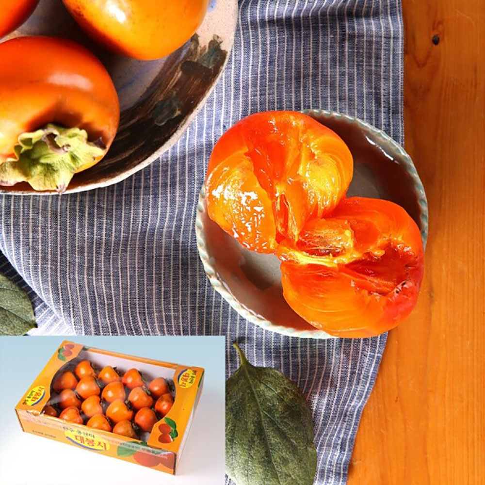 [형원농장] 더프리미엄 딱 2주 정도만 판매되는 귀하디 귀한 정품 대봉시 4kg (14-16과)