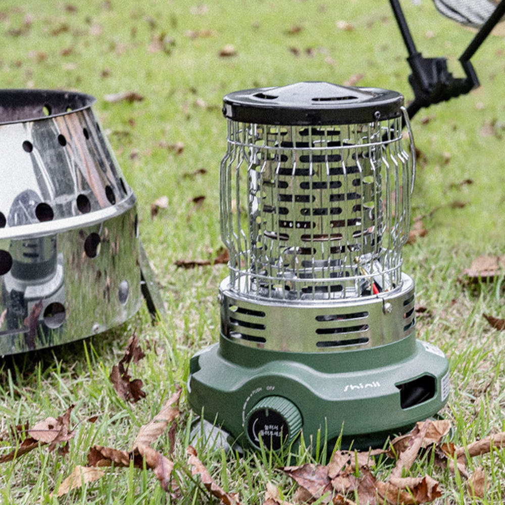 [휴고스] 휴대용 부탄 가스히터 난로 + (안전장치/윈드브레이커/초강력발열)