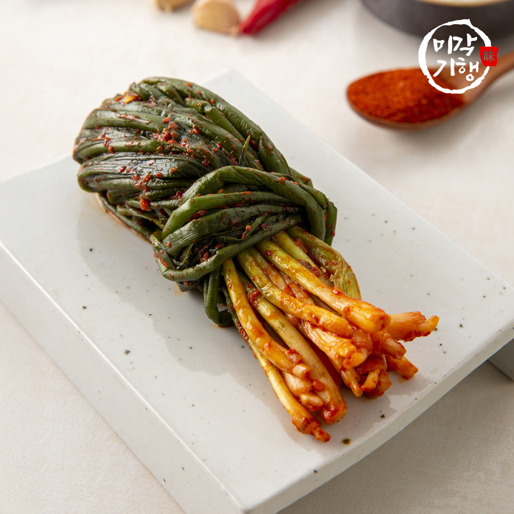 오름 HACCP 인증 맛있는 파김치 1kg(일반박스)