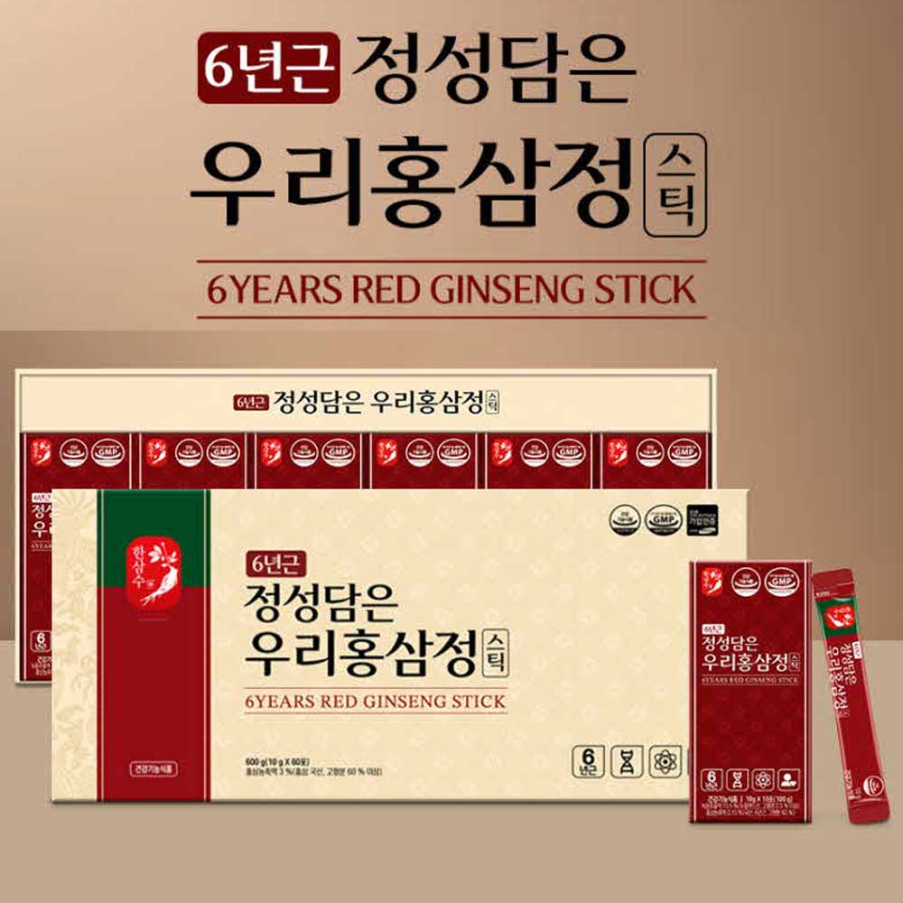 한삼수 정성담은 우리홍삼정스틱 10g*60포