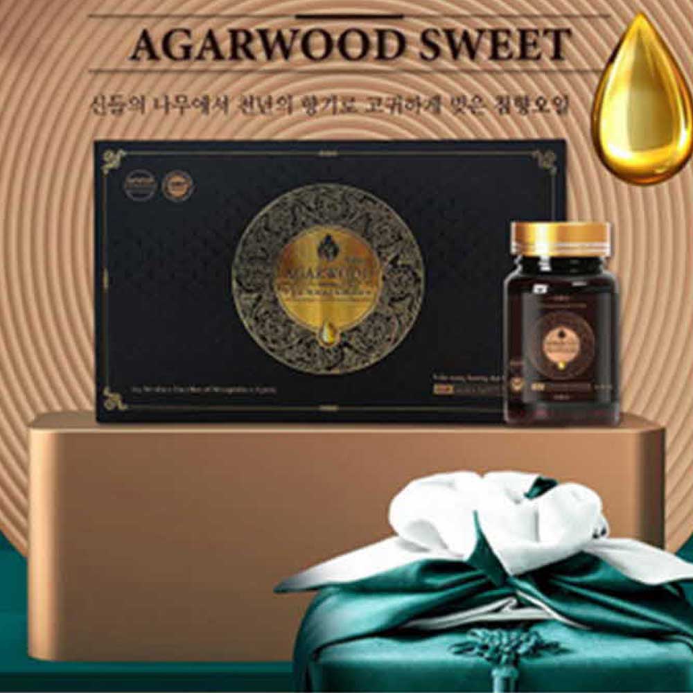 아가우드 스윗 침향오일 30캡슐2병