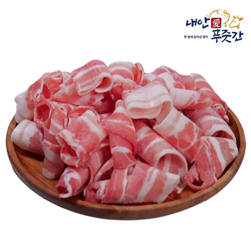 내안애 1+한돈 대패 삼겹살 500g