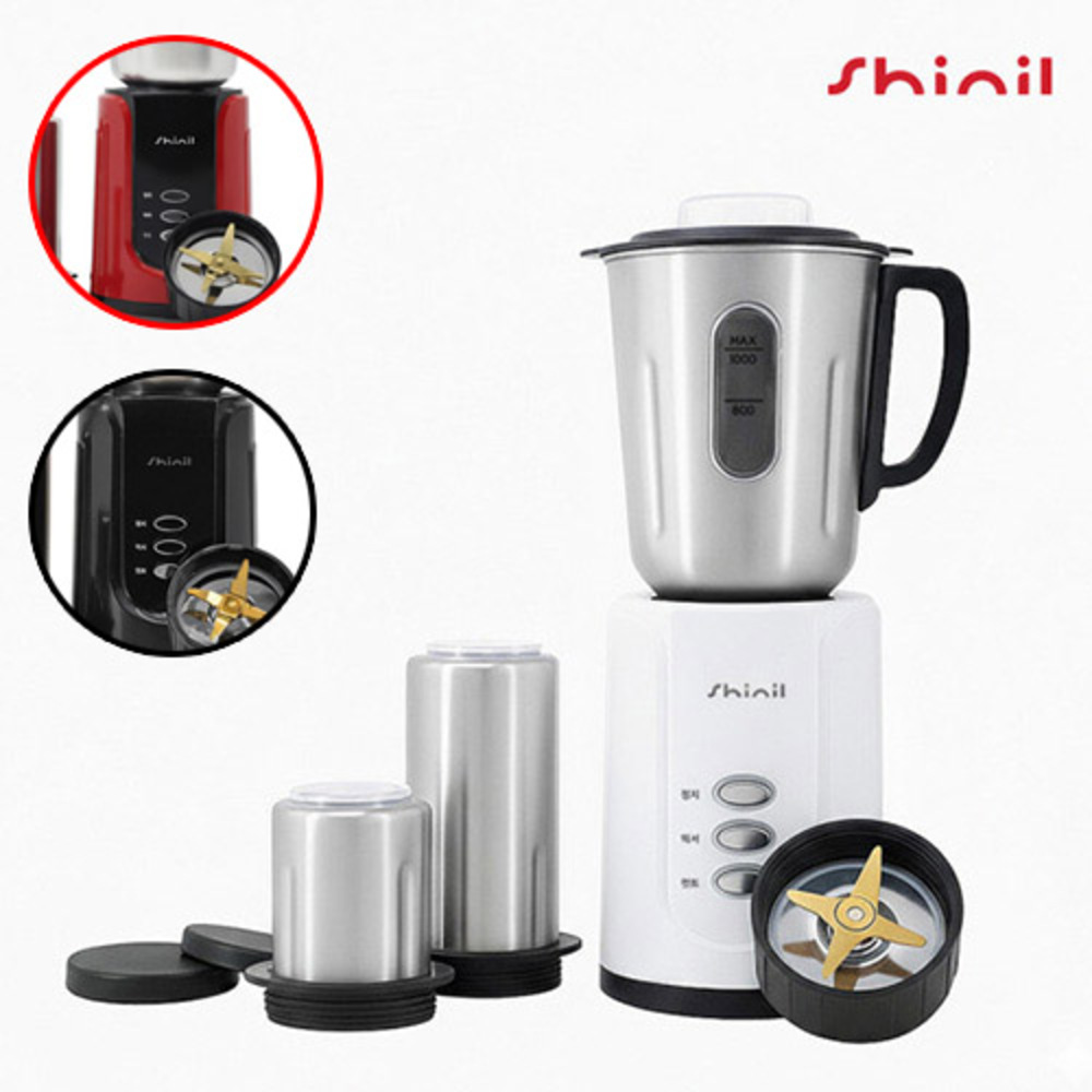 신일 스텐 멀티 믹서기 SMX-C770WK (블랙),SMX-C110WK (레드),SMX-1700WK (화이트)