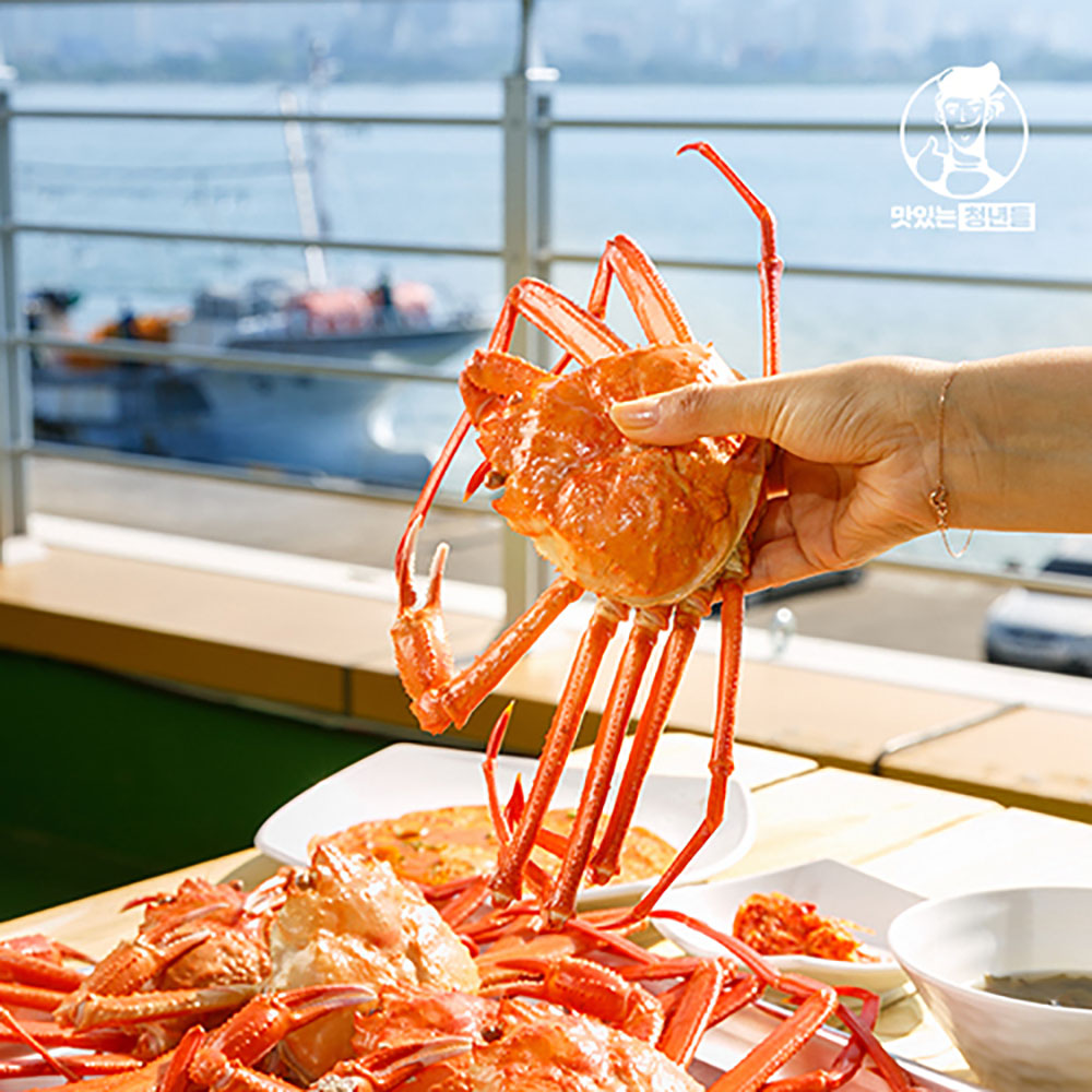 맛있는청년들[제철특가] 구룡포 연지홍게 고급형 3kg(10미내외/찜발송)