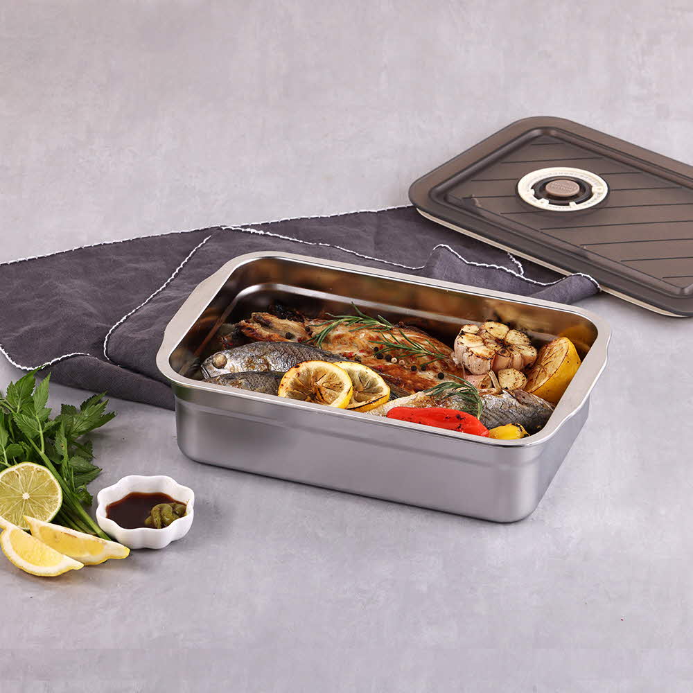 쉬젤 올뉴엘레강스 밀폐 스테인레스 밧드 3900ml