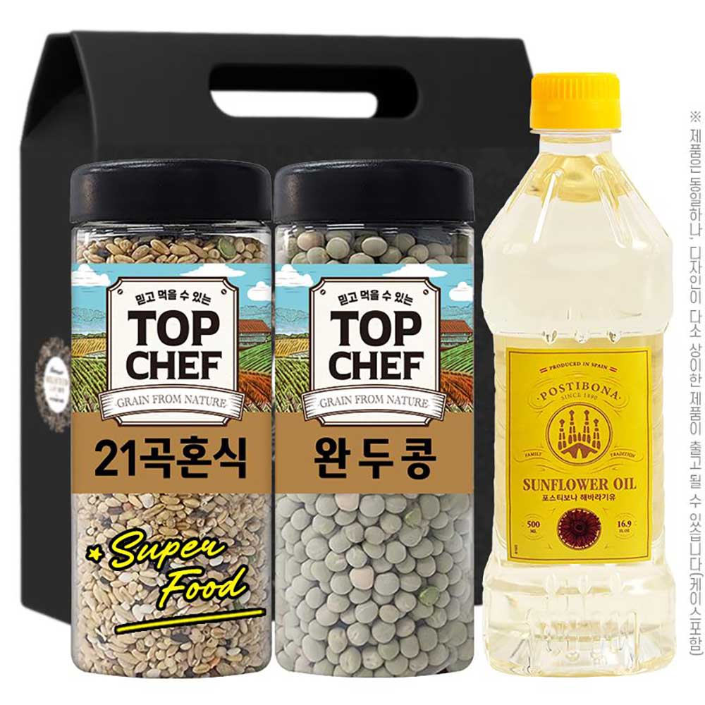 탑셰프 곡물류3종(21곡혼식,완두콩,포스티보나페트해바)