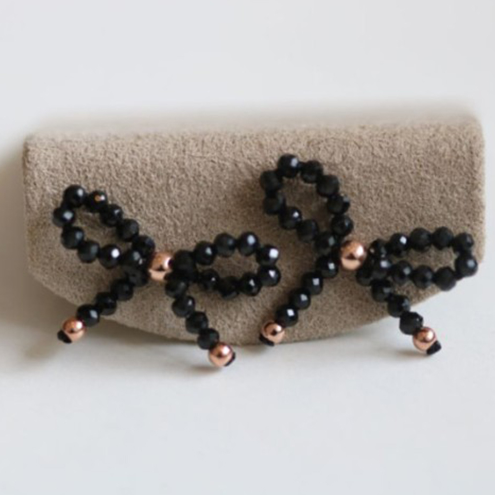 14K 스피넬 리본귀걸이